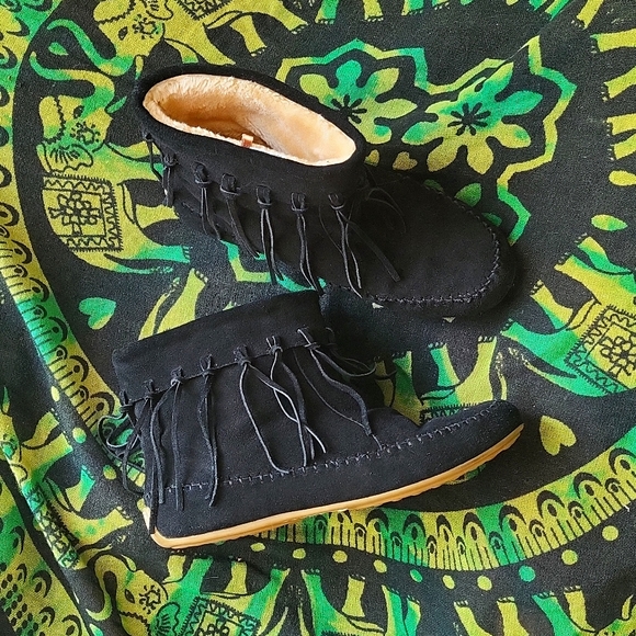 LUCKY BRAND Leather Moccassins - Picture 1 of 8